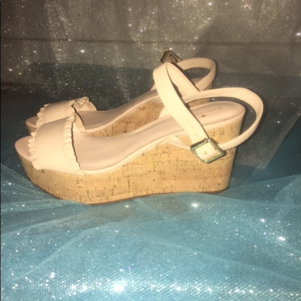 Tomas Ruffle Platform Wedge